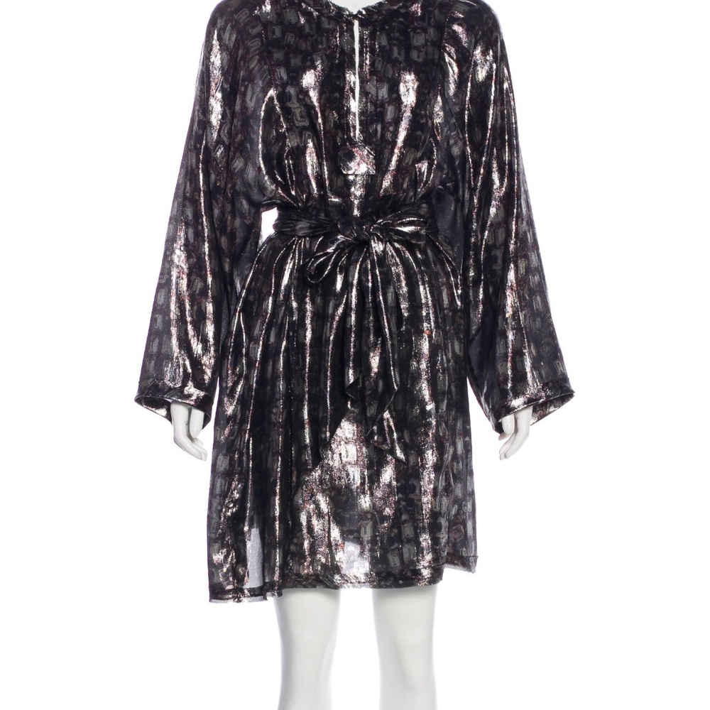 Lanvin metallic lamé Tunic/ dress/Top